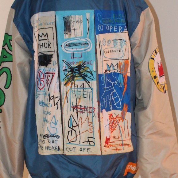Members Only,  Jen Michel Basquiat Jacket.   Medium  Unisex - Picture 7 of 14
